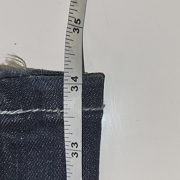 Rock and Roll Cowgirl Dark Denim Mid Rise Jeans (30X34) - Picture 14 of 15